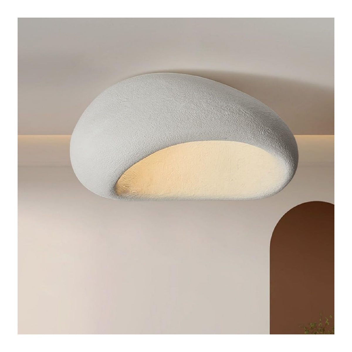Plafonnier Ambre au style moderne avec conception fonctionnelle E27