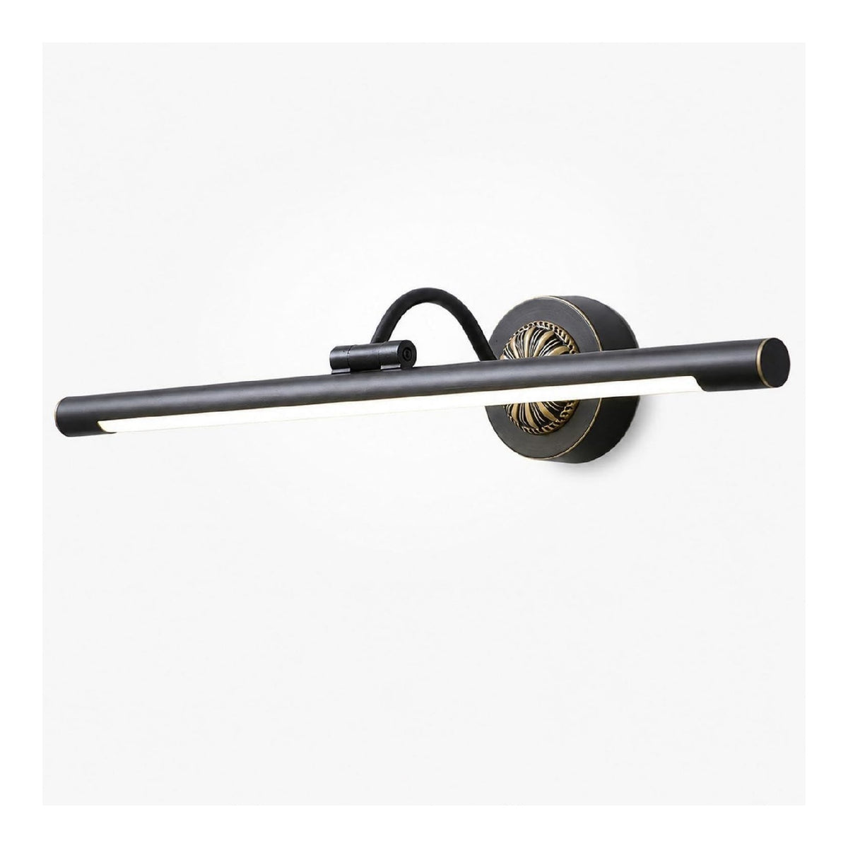 Luminaire decoratif Noir et Ambre avec diffusion lumineuse harmonieuse 8 W