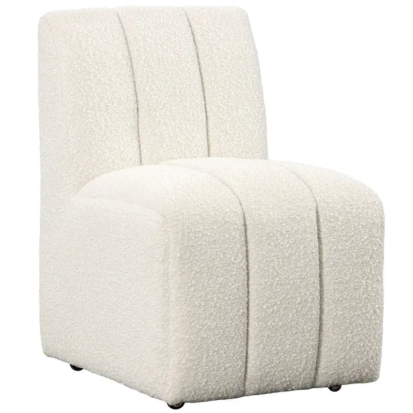 Marvin Gliding Dining Chair, Cream, Set of 2