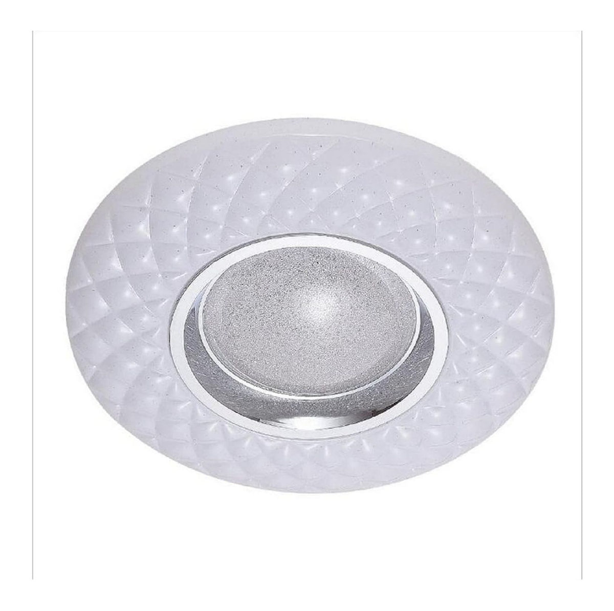 Solution lumineuse Blanc et Ambre au dessin sobre en format lustre 36 W 3000 K