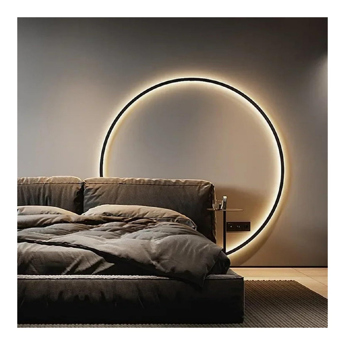 Applique murale Noir et Blanc a presence elegante et lumiere agreable 9H-3487