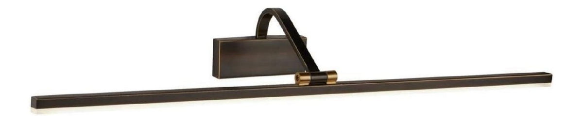 Applique murale Noir et Bronze aux lignes epurees avec eclairage confortable 17 W