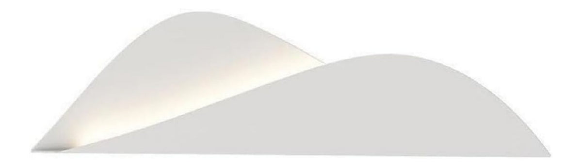 Applique murale decoratif Blanc et Ambre avec diffusion lumineuse harmonieuse 12 W