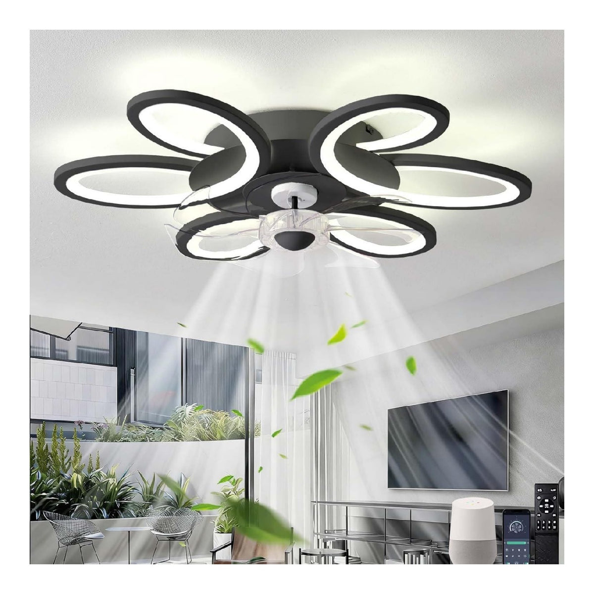 Luminaire Noir et Blanc au style moderne avec conception fonctionnelle 3B-1356