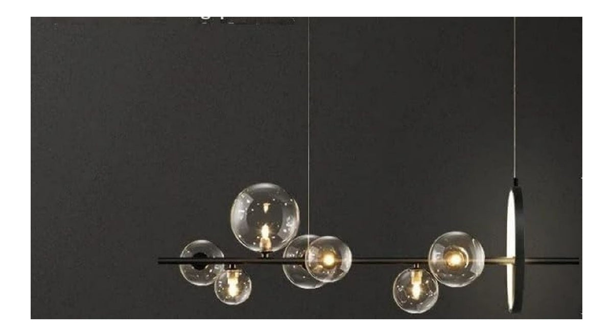 Lustre Ambre au style moderne avec conception fonctionnelle 1V-6772
