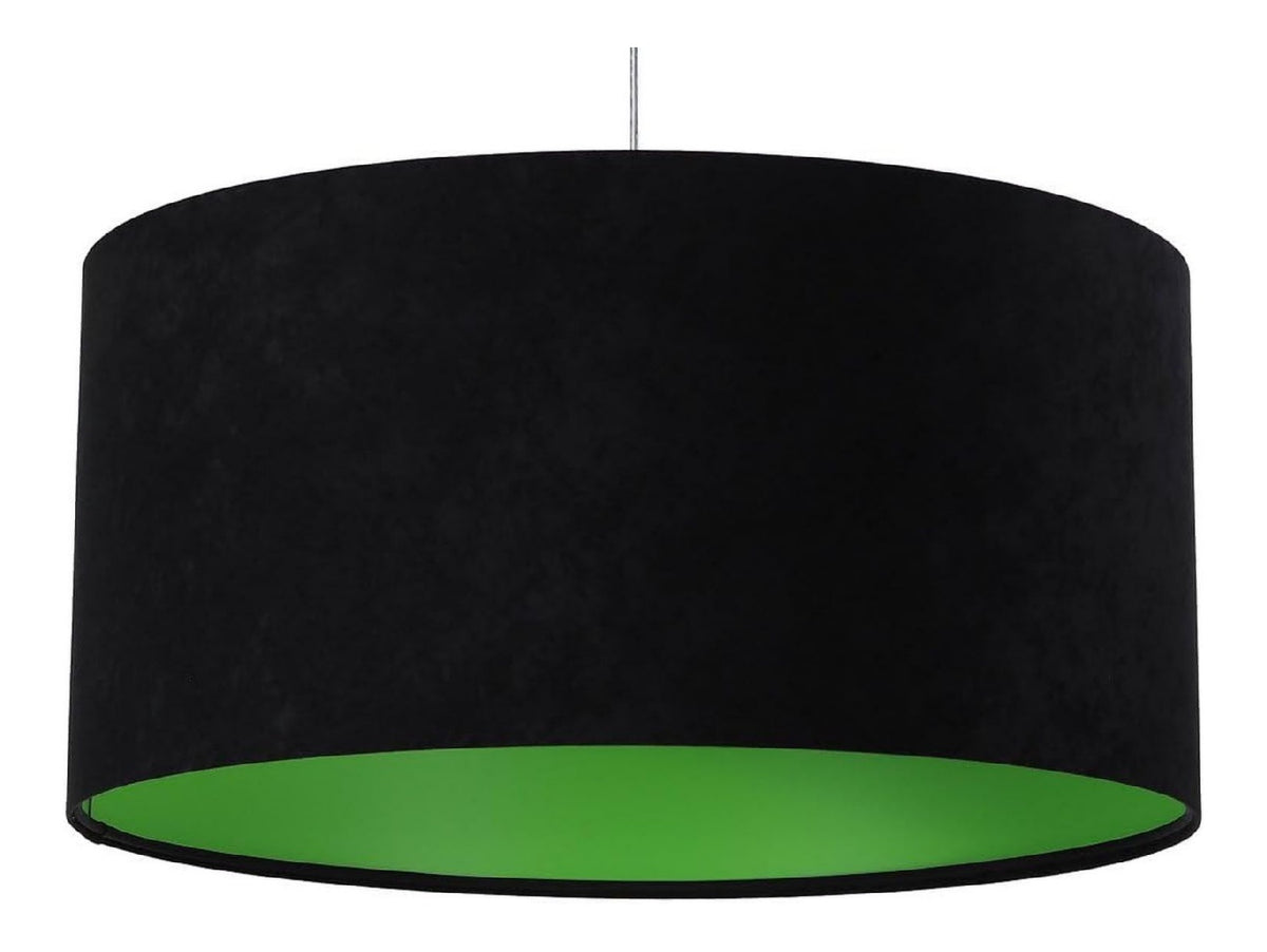 Eclairage Noir et Vert contemporain en version suspension 60 W IP20