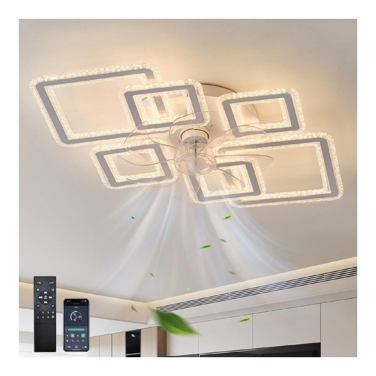 Eclairage Blanc et Ambre contemporain en version luminaire 5D-1803