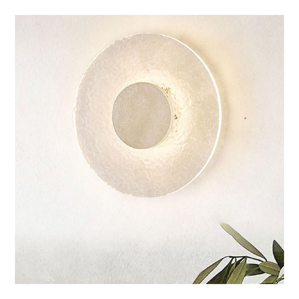 Applique murale Ambre et Vert a presence elegante et lumiere agreable 2V-9058