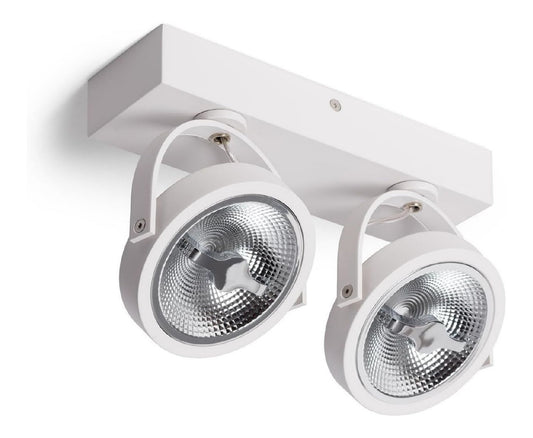 Spot de plafond decoratif Blanc avec diffusion lumineuse harmonieuse 30W 3000K