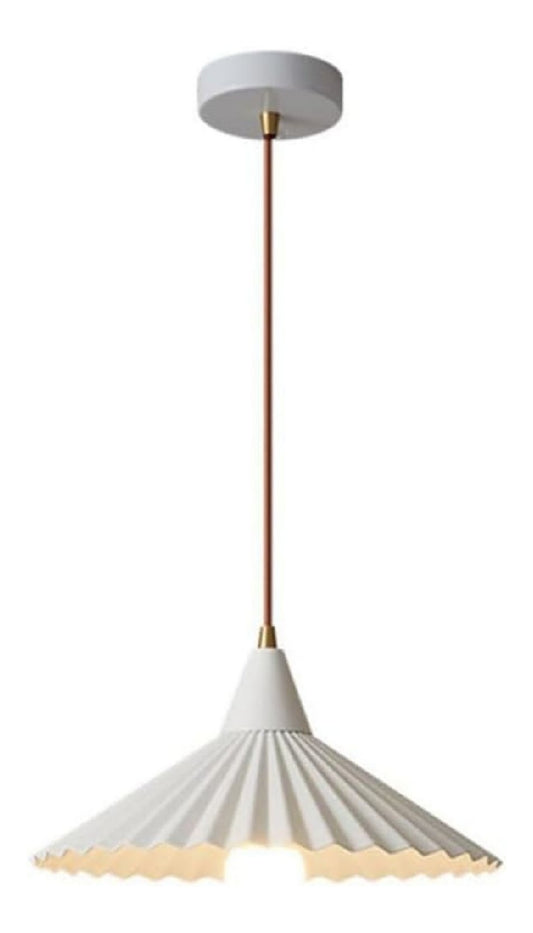 Lustre Blanc et Ambre a presence elegante et lumiere agreable 60 W