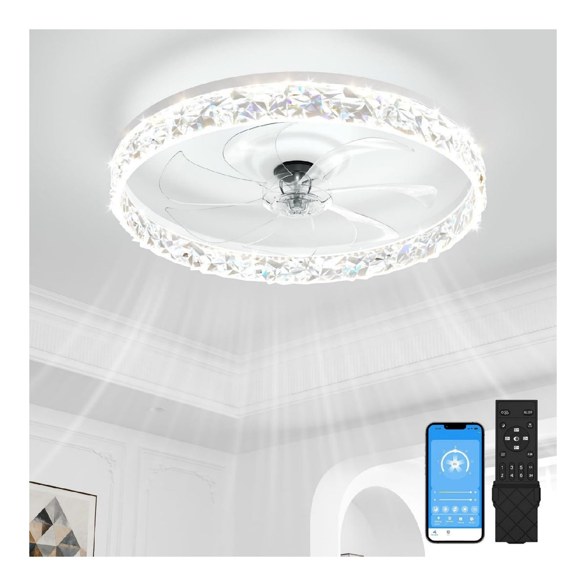 Eclairage Blanc et Ambre contemporain en version luminaire 3000 K