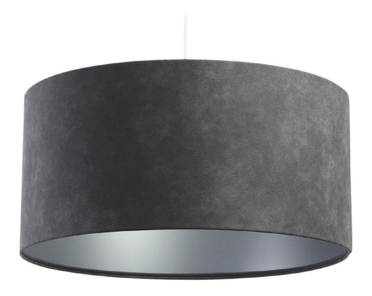 Suspension decoratif Argente et Gris avec diffusion lumineuse harmonieuse 60 W IP20