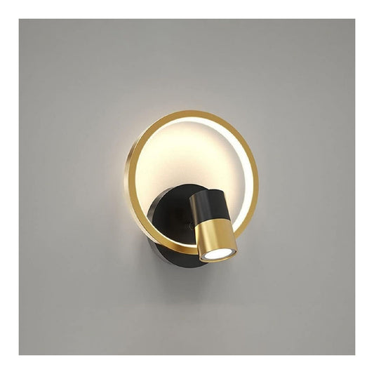 Luminaire Noir et Blanc a silhouette graphique de type applique murale 15 W 6000 K