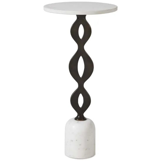 Ila Drink Table, White