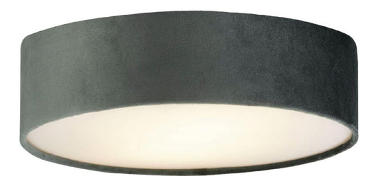Plafonnier Gris et Ambre a presence elegante et lumiere agreable 15 W E27