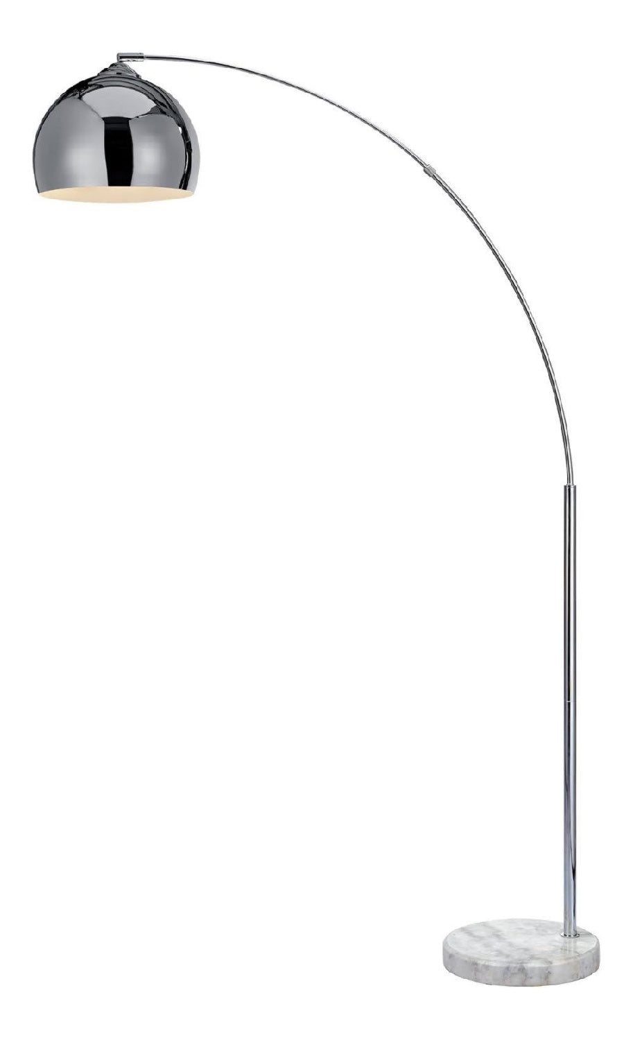 Solution lumineuse Blanc et Gris au dessin sobre en format lampadaire 50W