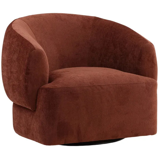 Billie Swivel Chair, Jasper Rust