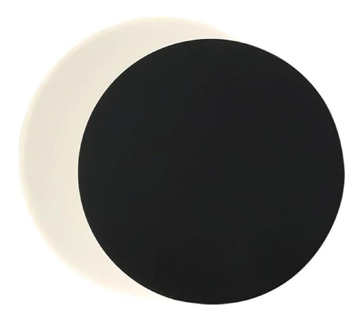 Solution lumineuse Noir et Ambre au dessin sobre en format applique murale 60 W