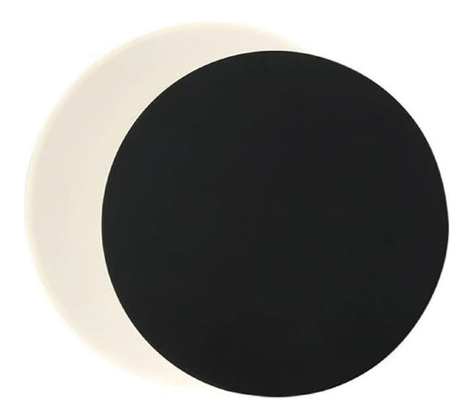 Solution lumineuse Noir et Ambre au dessin sobre en format applique murale 60 W