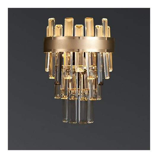 Lustre decoratif Ambre et Transparent avec diffusion lumineuse harmonieuse