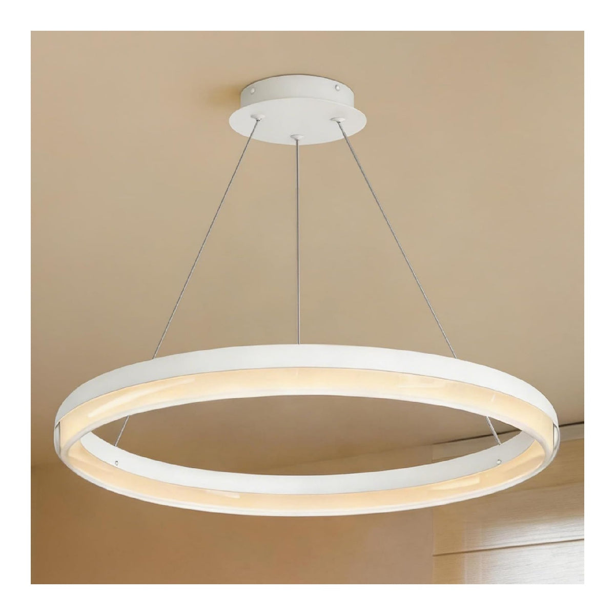 Eclairage Blanc et Ambre contemporain en version suspension 20W 3000K