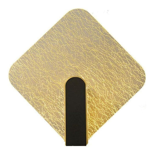 Luminaire Dore et Ambre a silhouette graphique de type applique murale 60 W