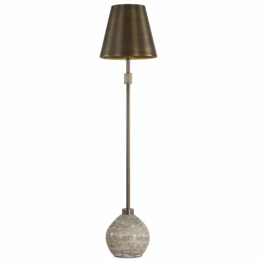 Jaycee Buffet Lamp, Dark Travertine