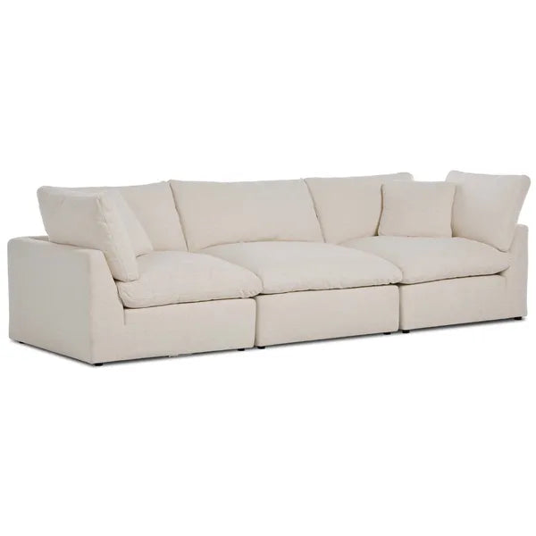 Stevie 3 Piece Sectional, Nomad Snow by Four Hands