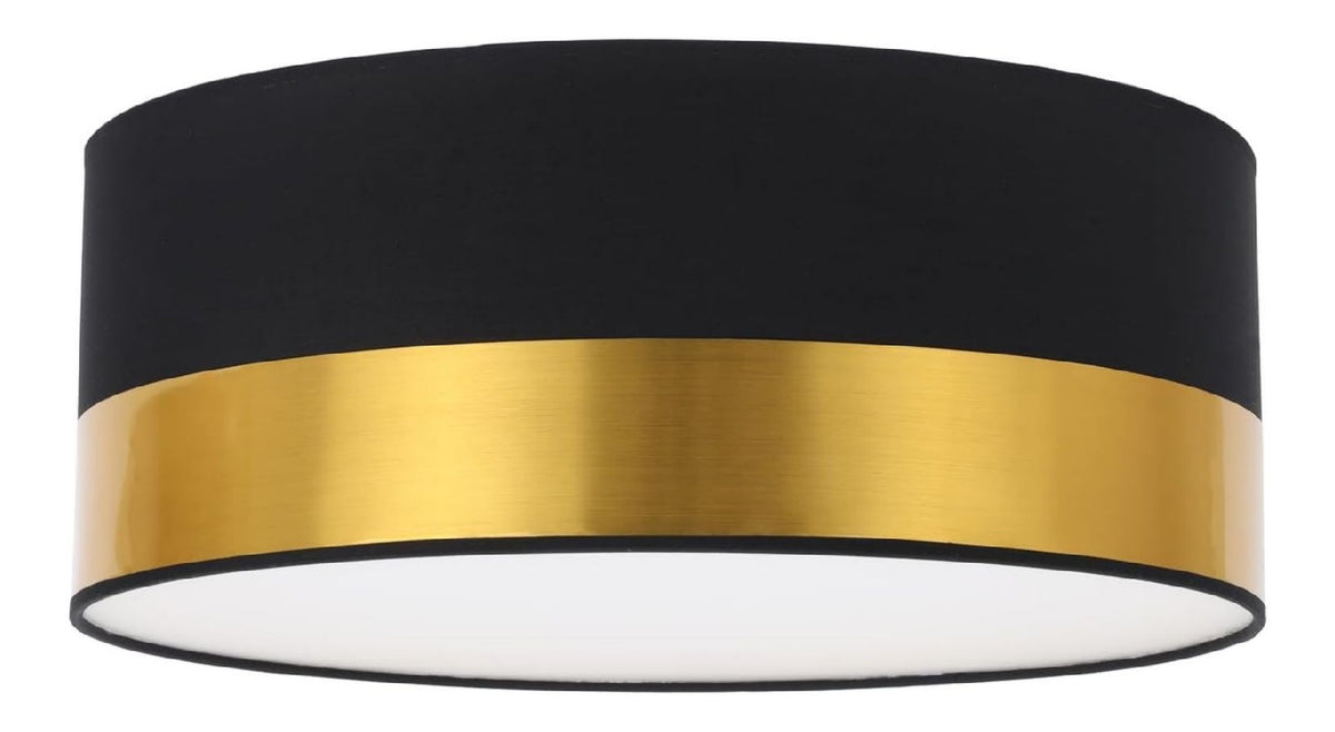 Eclairage Noir et Dore contemporain en version suspension E27 MR-7649