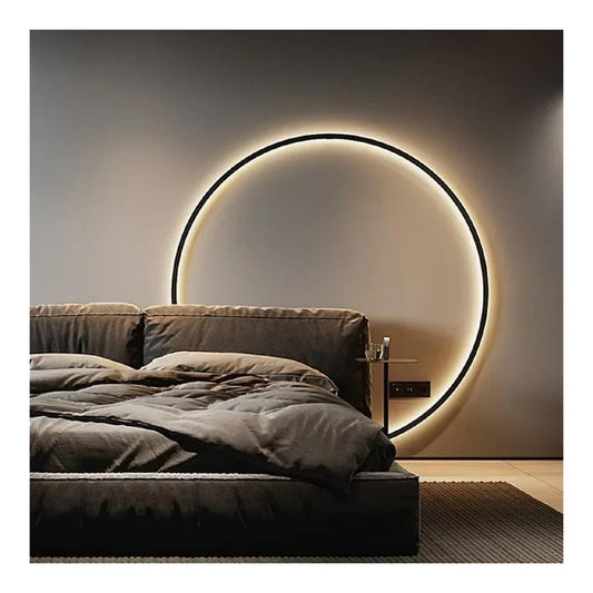 Applique murale Noir et Blanc a presence elegante et lumiere agreable 9H-3487