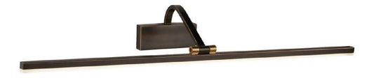 Applique murale Noir et Bronze aux lignes epurees avec eclairage confortable 17 W