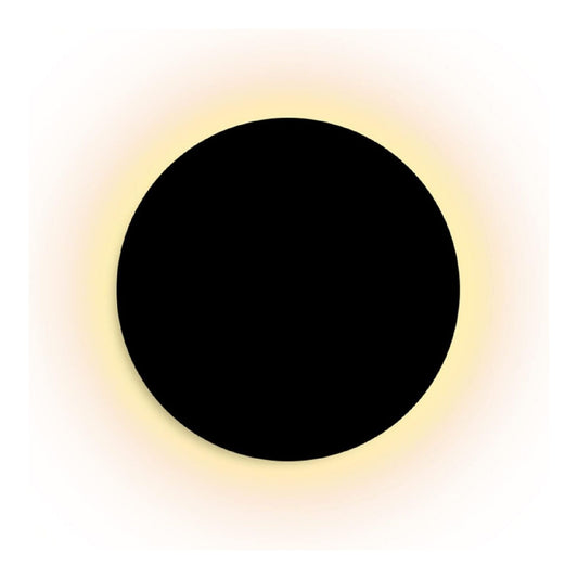Luminaire Noir a silhouette graphique de type applique murale