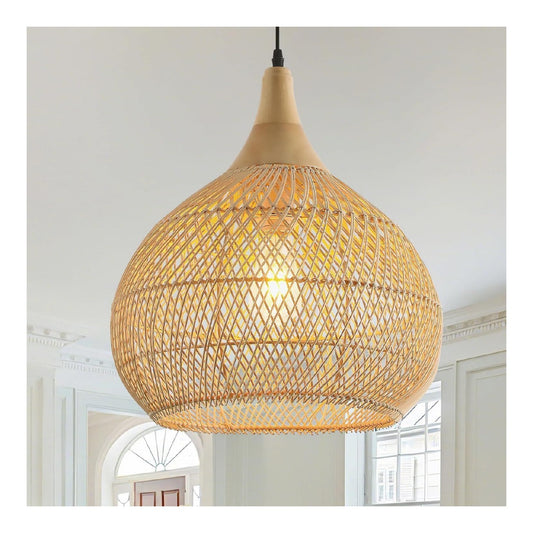 Suspension decoratif Ambre avec diffusion lumineuse harmonieuse E27