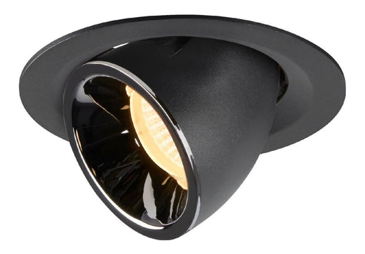 Eclairage Noir et Ambre contemporain en version spot de plafond 5 W 3000 K