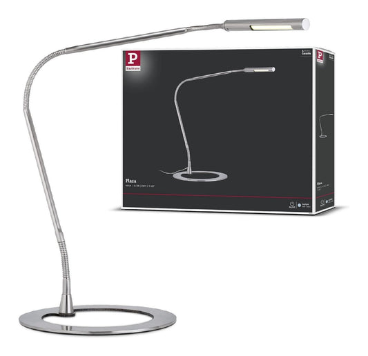 Lampe de table Noir aux lignes epurees avec eclairage confortable 3W