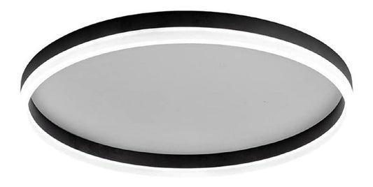 Plafonnier Rouge aux lignes epurees avec eclairage confortable 2L-4286