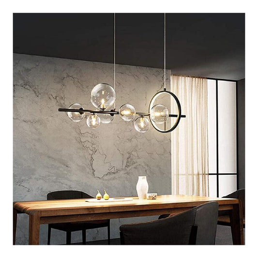 Solution lumineuse Transparent au dessin sobre en format suspension 5 W