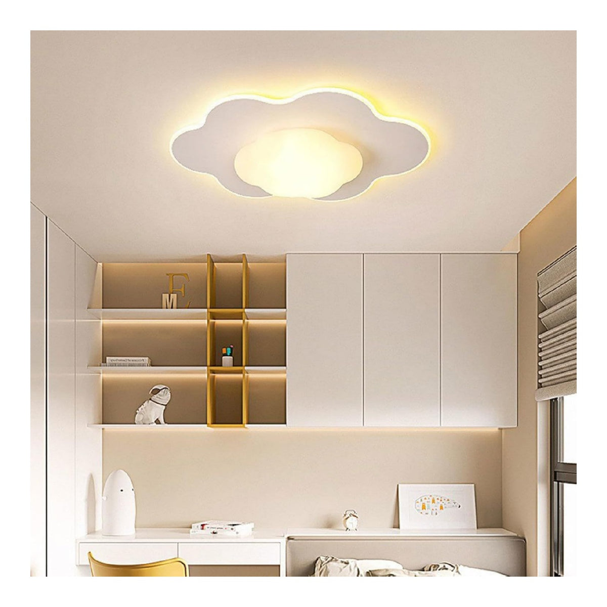 Luminaire Blanc et Ambre au style moderne avec conception fonctionnelle 3000K H5-2664