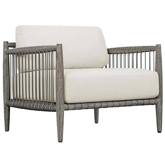 Borneo Outdoor Lounge Chair, Oyster