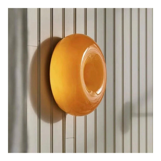 Applique murale Blanc et Ambre au style moderne avec conception fonctionnelle 24W 3000 K