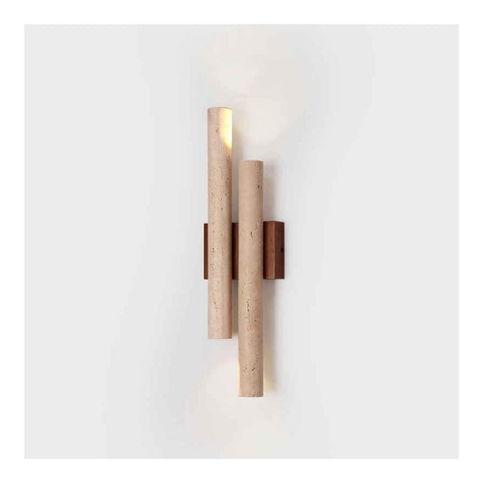 Solution lumineuse Ambre et Beige au dessin sobre en format applique murale 5 W