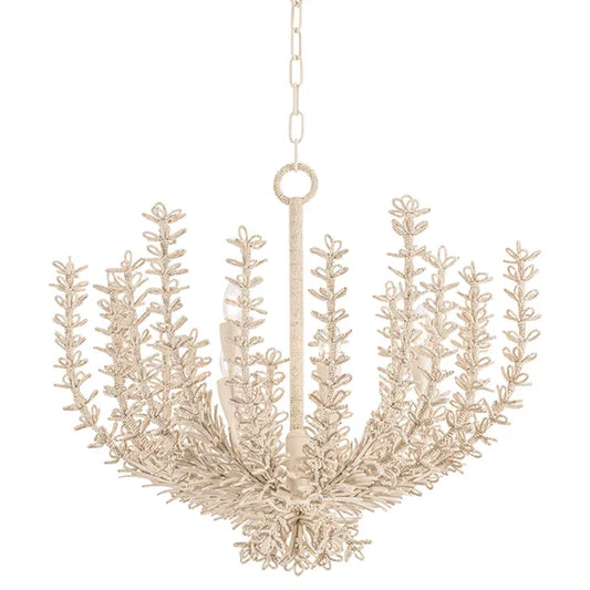 Pedrillo Chandelier, Cream Plaster