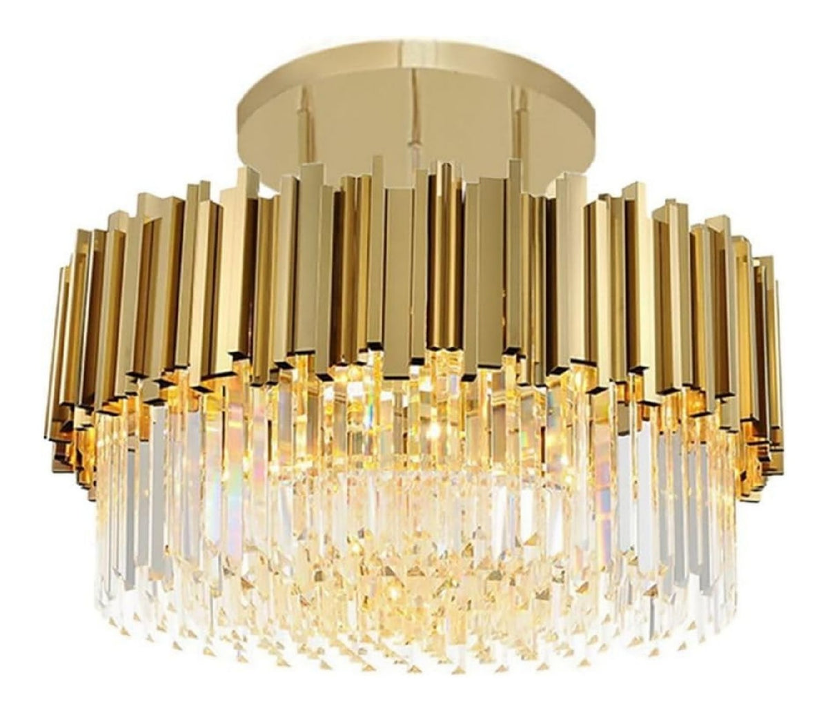 Eclairage Ambre contemporain en version suspension E14
