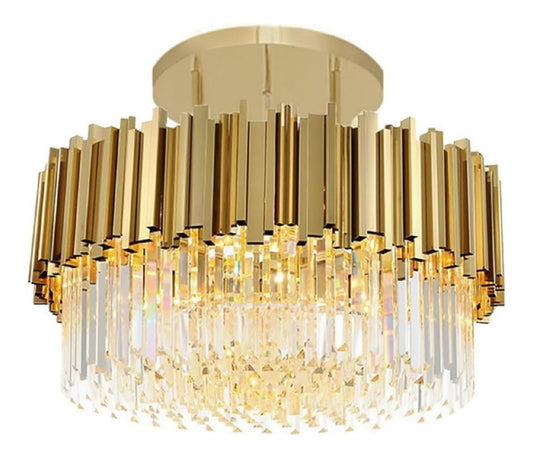 Eclairage Ambre contemporain en version suspension E14