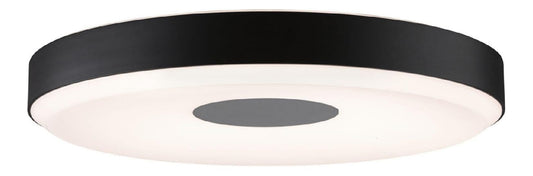 Solution lumineuse Noir et Gris au dessin sobre en format plafonnier 23W 2700K