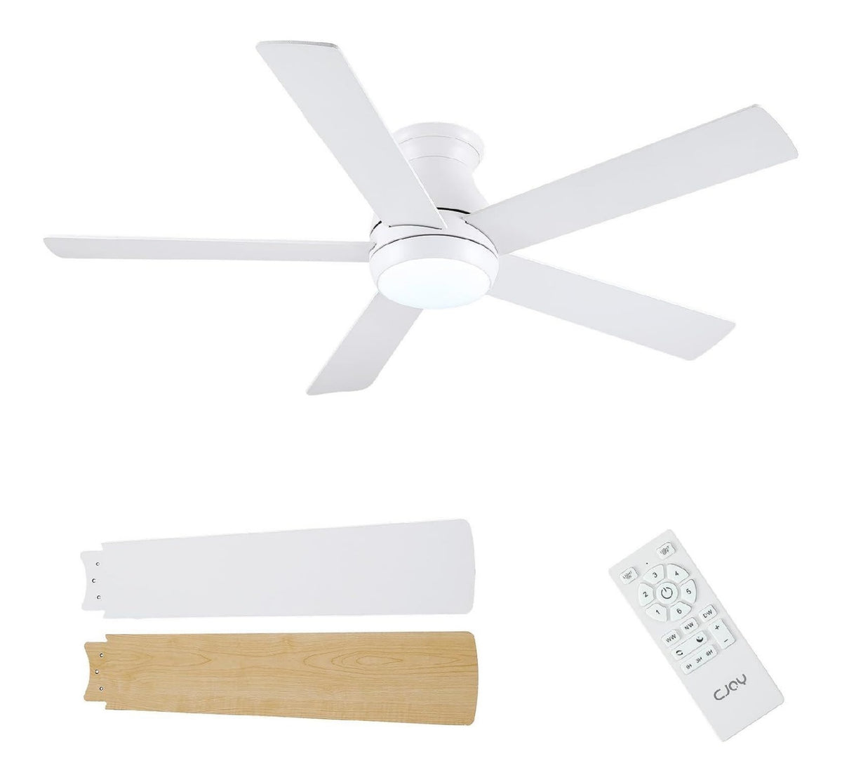 Solution lumineuse Blanc et Ambre au dessin sobre en format luminaire 1W 3000K