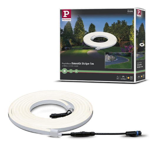 Luminaire decoratif Blanc et Rouge avec diffusion lumineuse harmonieuse IP67 3000 K
