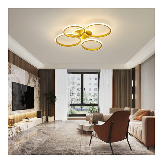 Eclairage Blanc et Ambre contemporain en version plafonnier 60W 6500K