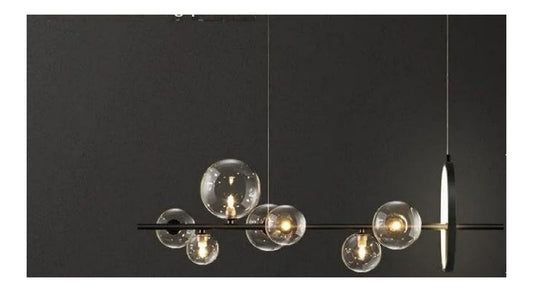 Lustre Ambre au style moderne avec conception fonctionnelle 1V-6772