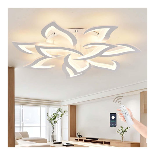Eclairage Blanc et Ambre contemporain en version plafonnier 60W 3000K